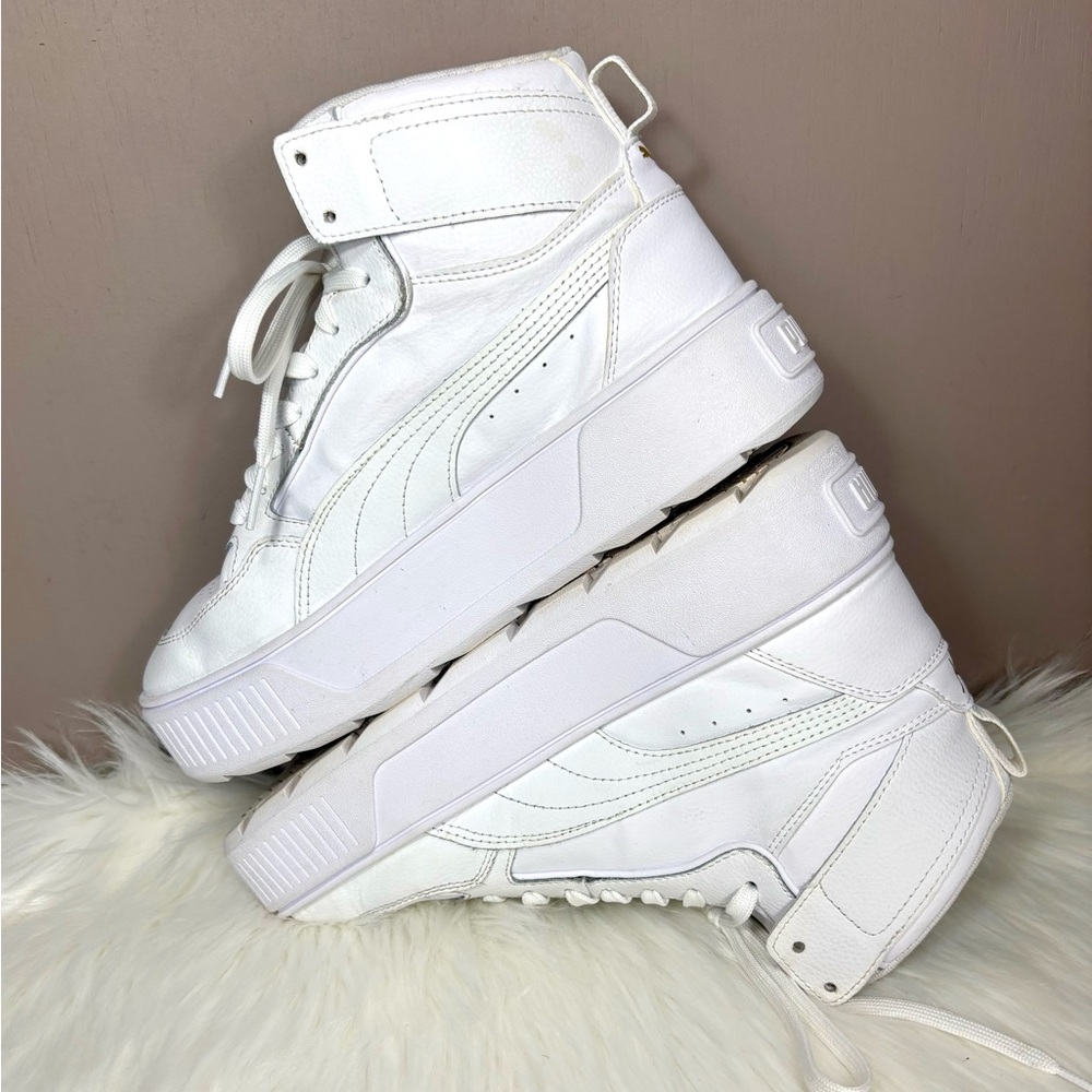 PUMA Leather High-Top Sneakers - Picture 10 of 10